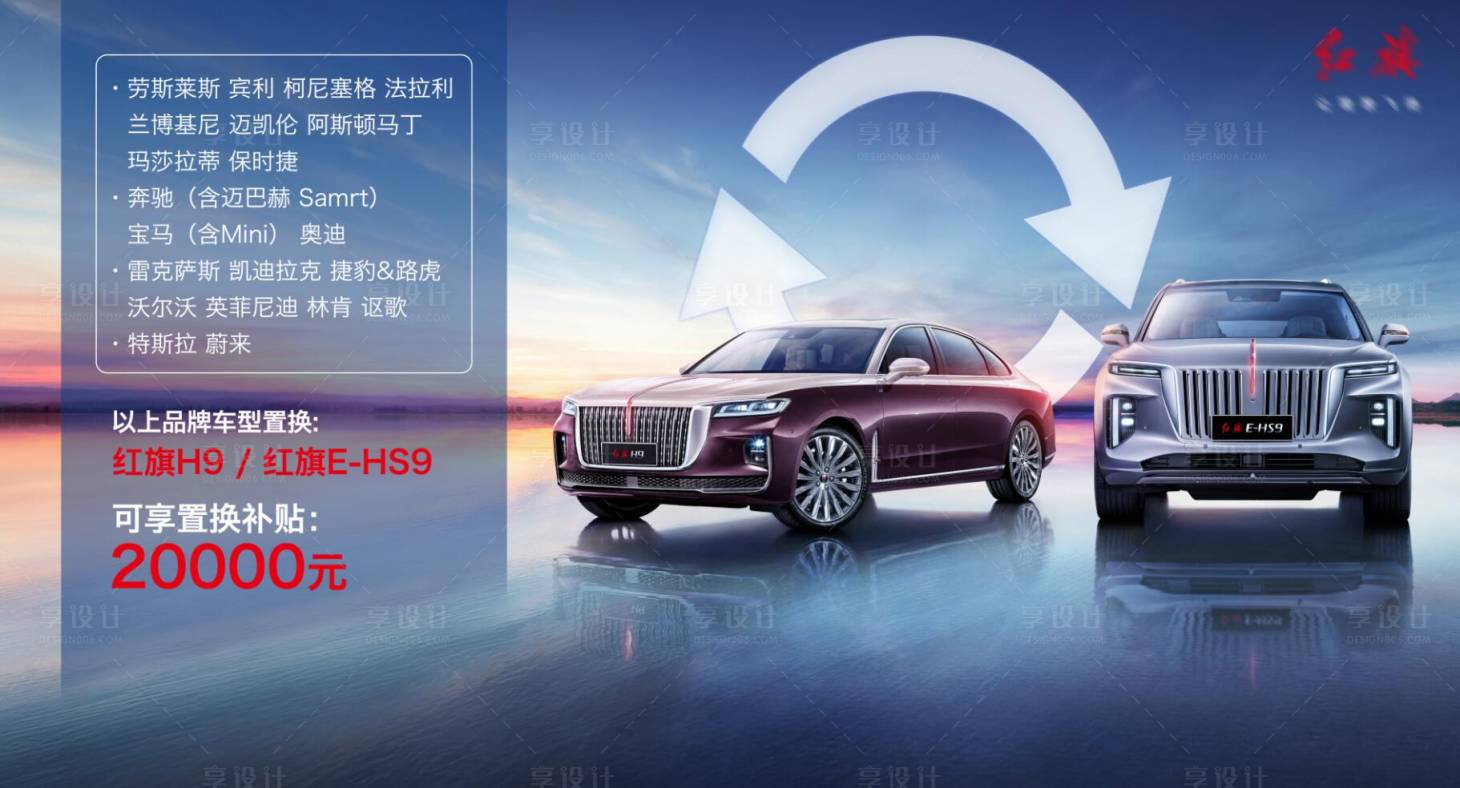 源文件下载【汽车置换礼展板】编号：92070022383636285