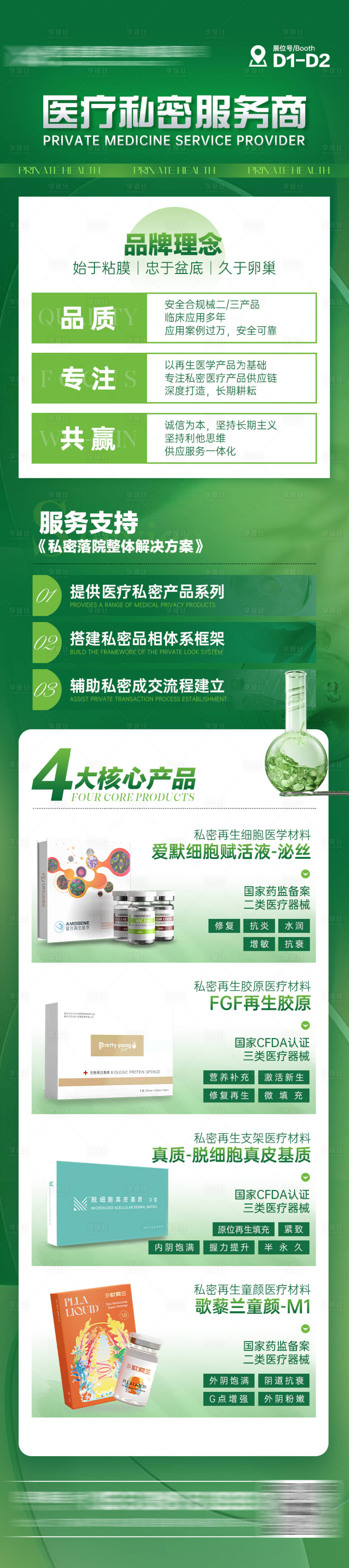 源文件下載【享設計】搜索編號：73780022812753864【醫美私密展會活動長圖海報】