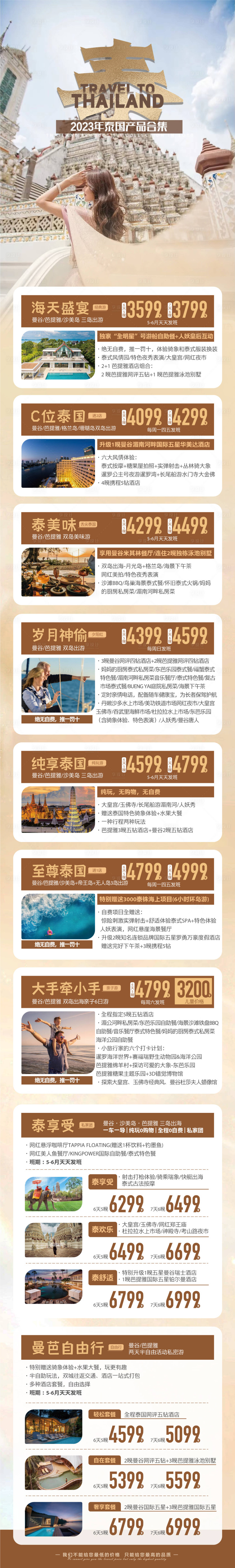 源文件下载【泰国旅游合集海报】编号：50490022529659763