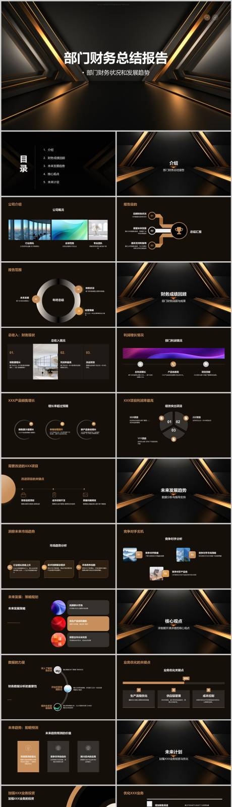 源文件下载【部门财务总结报告PPT】编号：60730022460733547