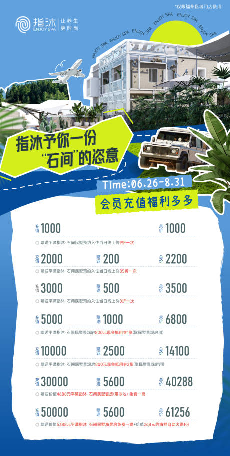 源文件下载【民宿充值活动海报】编号：14880022842106911