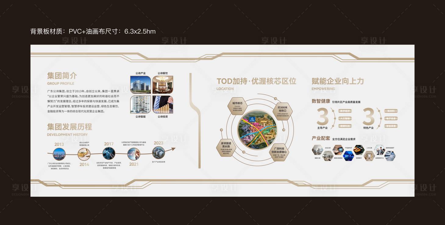源文件下載【享設計】搜索編號：49050022642874105【地產企業(yè)品牌墻】