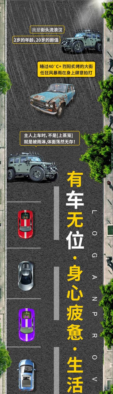 地产创新车位海报 -源文件【享设计】