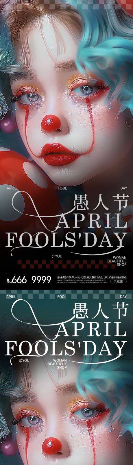 源文件下載【享設計】搜索編號：70780022563502994【愚人節海報】