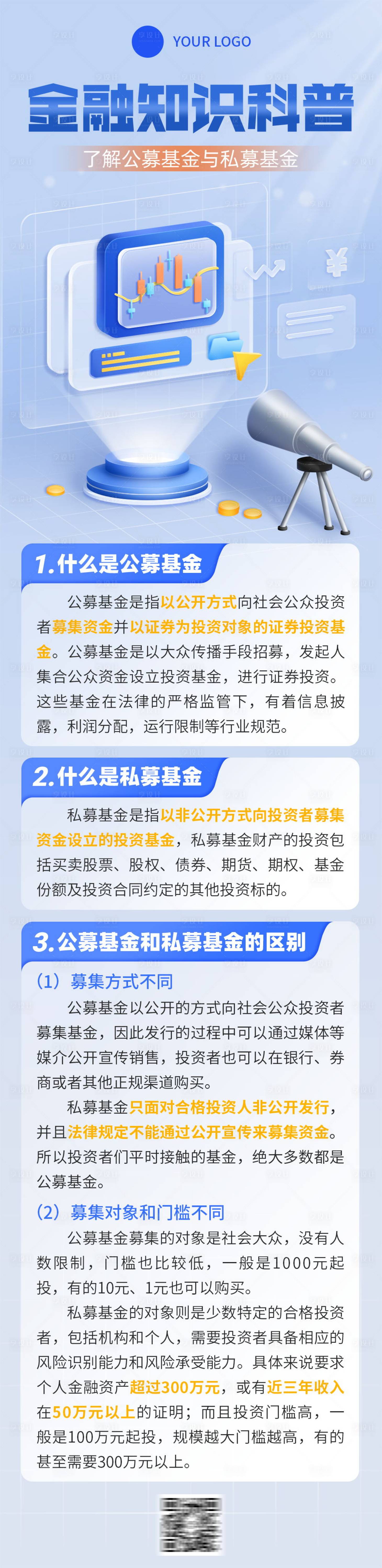 编号：70590022692055164【享设计】源文件下载-金融招聘科普长图海报