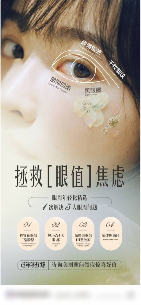 源文件下載【眼周抗衰朋友圈海報】編號：84470022885474229
