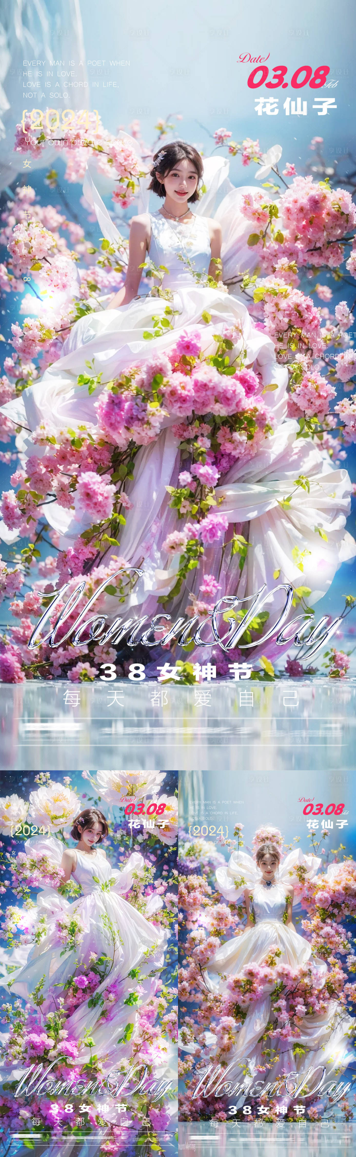 源文件下载【酒吧转场邀约女神节海报】编号：72600022258784981
