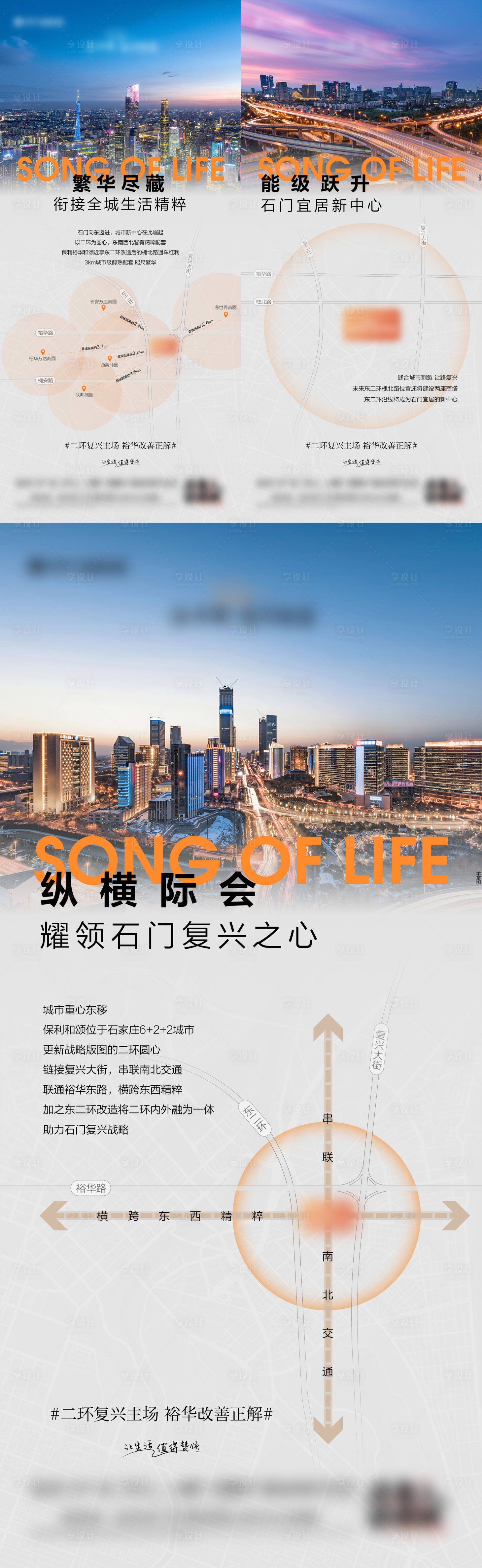 源文件下载【享设计】搜索编号：42550022318626418【地产区域价值点海报】