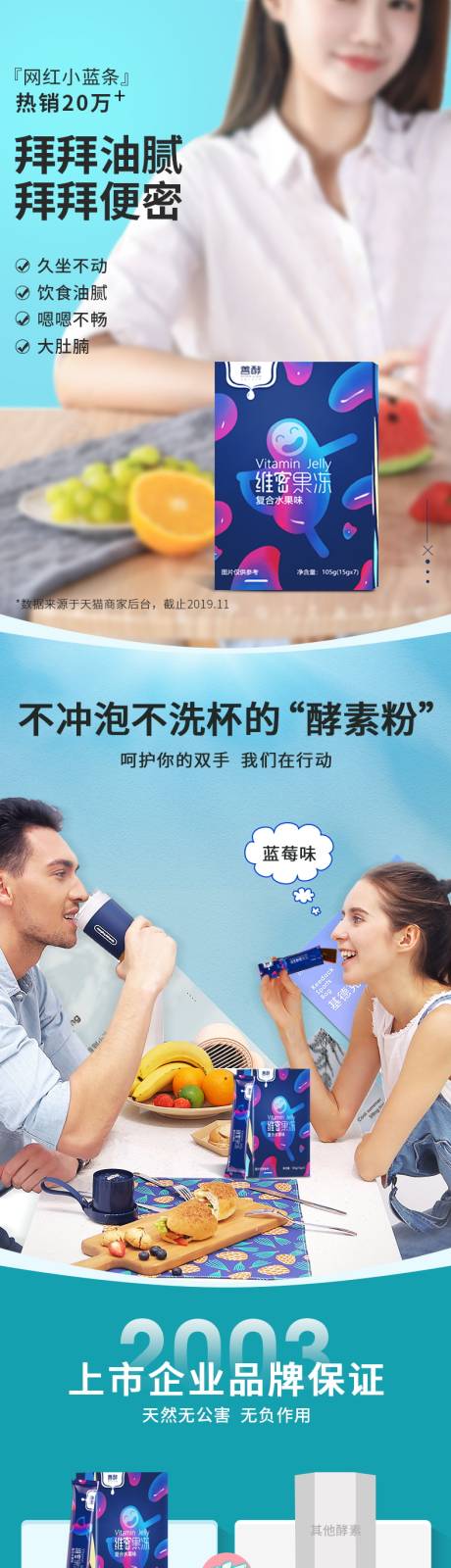源文件下载【果冻减肥酵素详情页】编号：81770022383608326