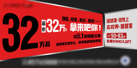 源文件下载【地产灯箱大字报画面】编号：63240022338412461