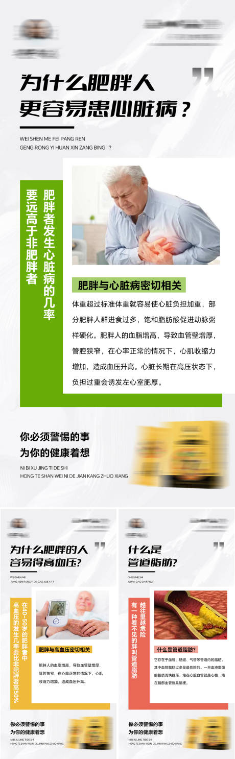 源文件下载【减肥肥胖科普系列海报】编号：86780022502978332