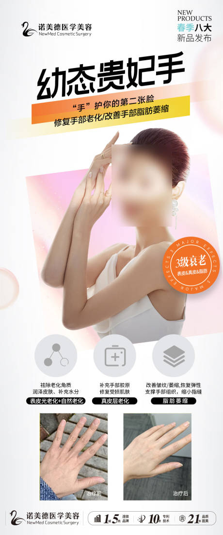 源文件下載【享設計】搜索編號：15380022789716768【醫美手部抗衰海報】