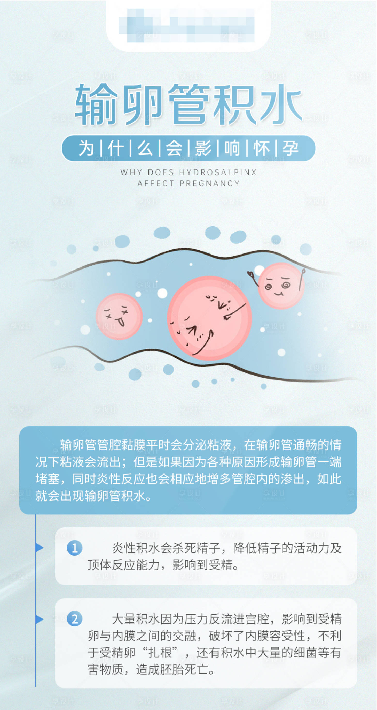源文件下載【享設計】搜索編號：13680022755616728【輸卵管積水為什么會影響懷孕海報】