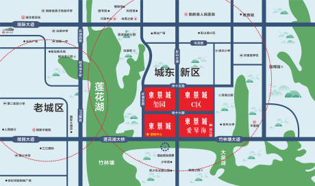 源文件下載【樓盤區(qū)位圖海報】編號：64350022545464749