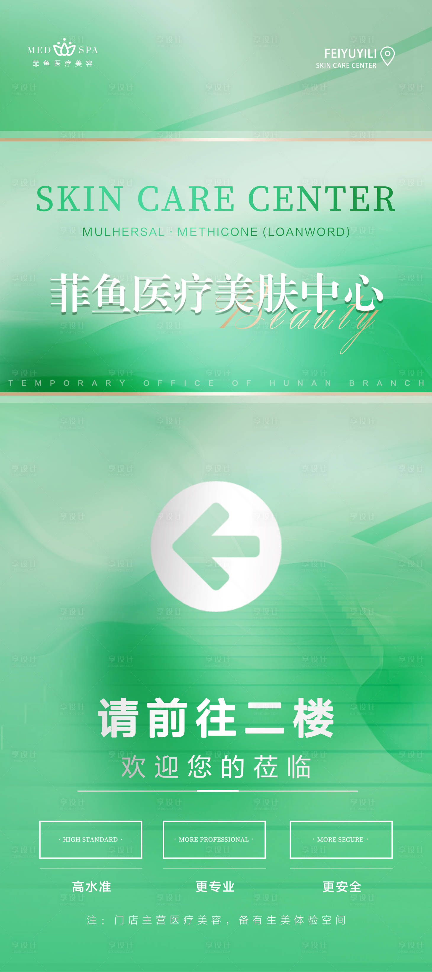 源文件下载【医美春天皮肤结构活动指引牌展架易拉宝】编号：87320022518355537
