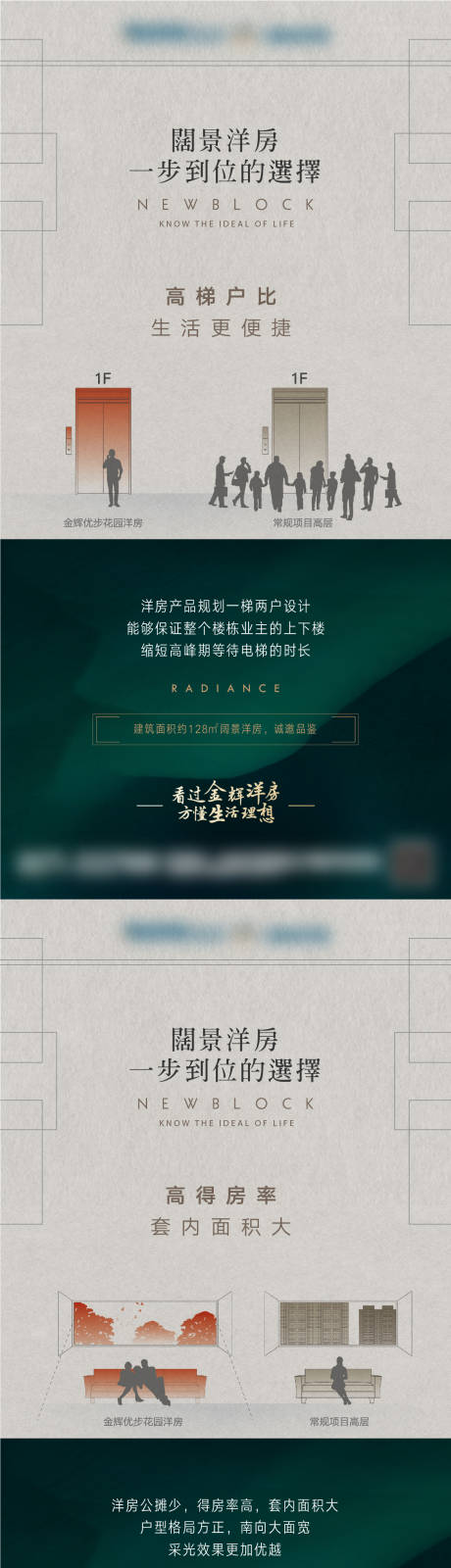 源文件下载【洋房对比系列海报】编号：89470022870469582