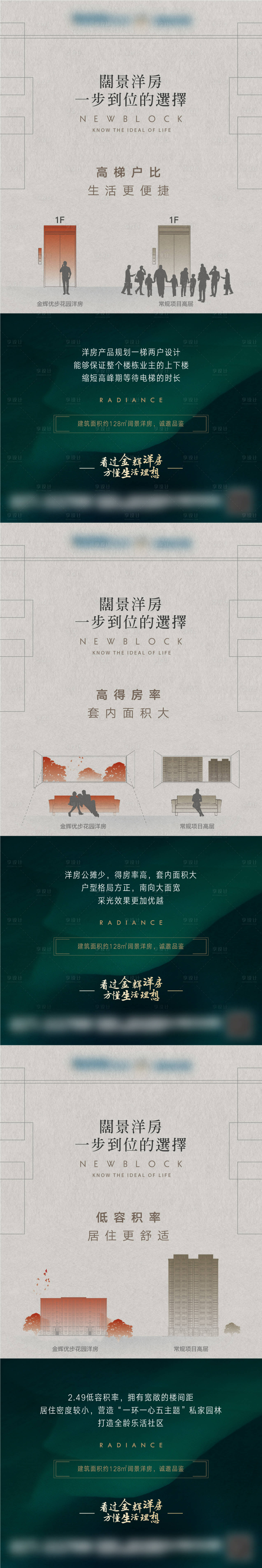 源文件下載【享設計】搜索編號：89470022870469582【洋房對比系列海報】