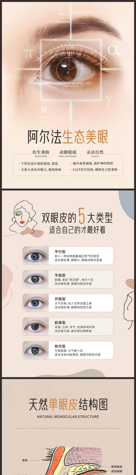 源文件下载【享设计】搜索编号：85850022732415885【医美眼部整形系列海报】