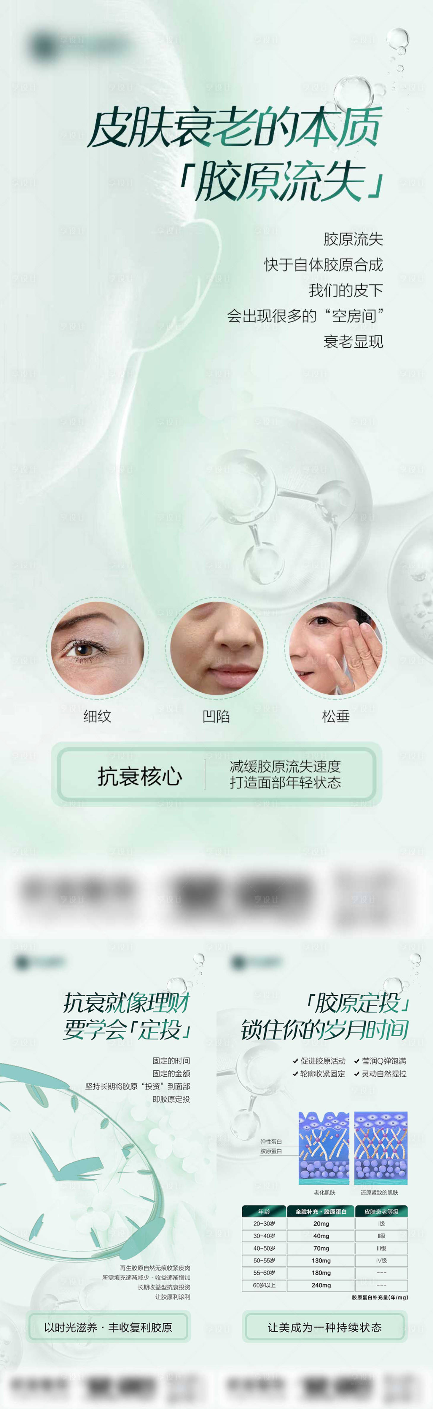 源文件下載【享設計】搜索編號：65990022452113588【膠原定投理念海報】