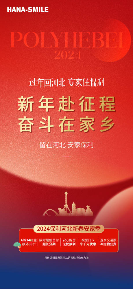 源文件下载【享设计】搜索编号：97040022718714504【房地产新年新启程海报】