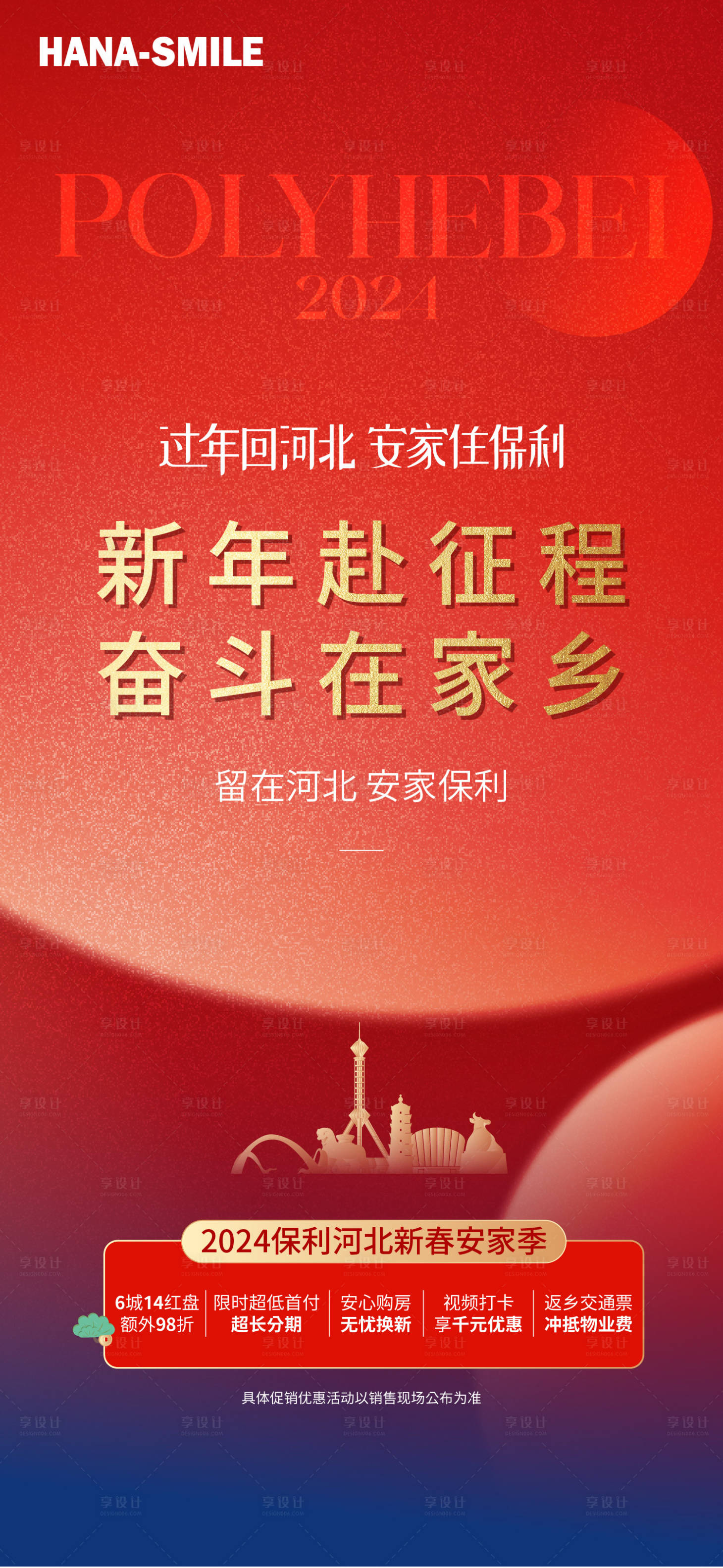 源文件下载【享设计】搜索编号：97040022718714504【房地产新年新启程海报】