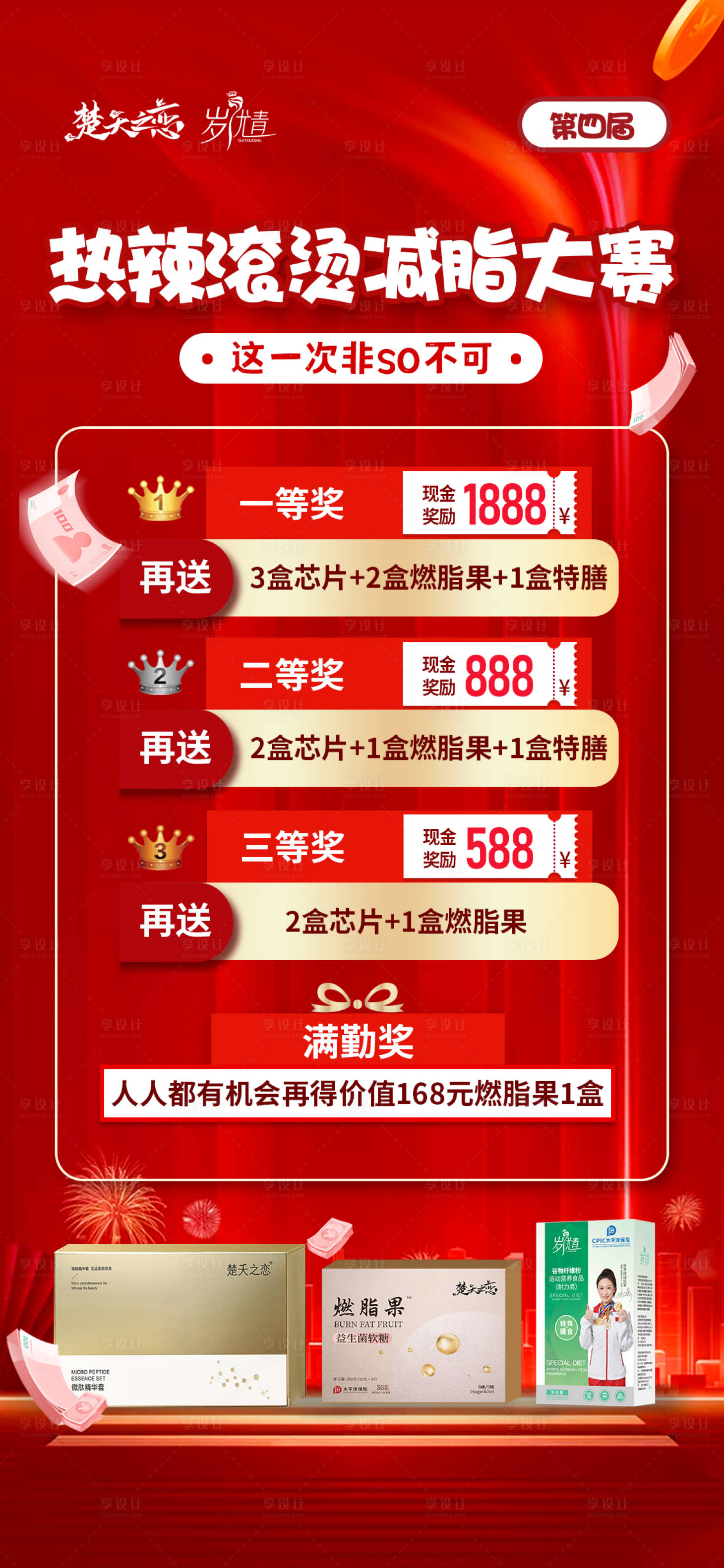 源文件下載【享設(shè)計】搜索編號：56450022816131686【減肥大賽大獎產(chǎn)品活動海報】