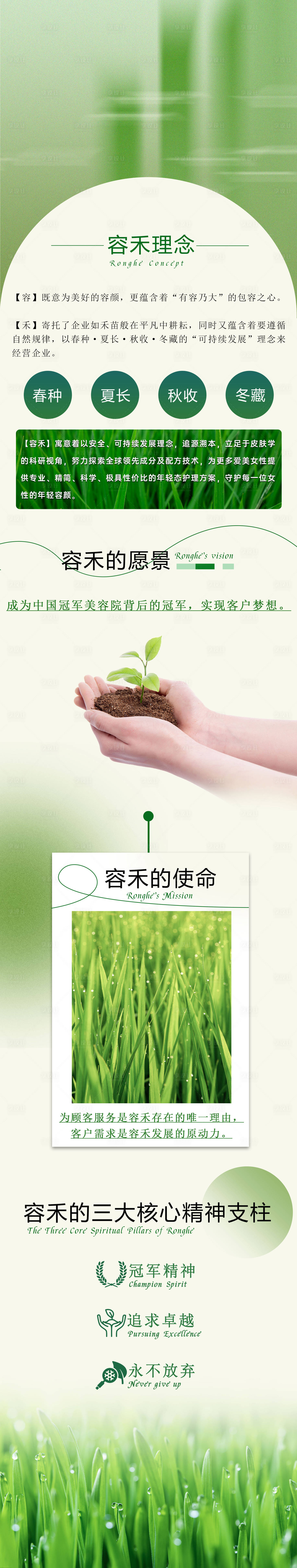 源文件下载【享设计】搜索编号：13490022375317281【医美品牌介绍长图 】