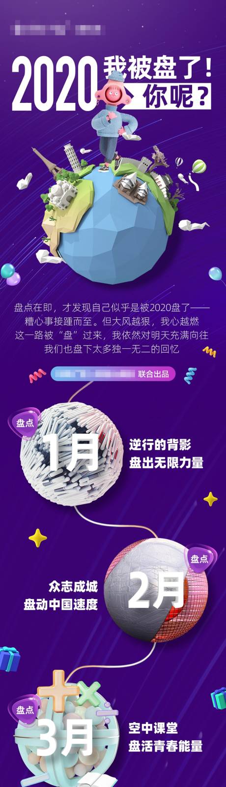 互联网企业年终盘点长图