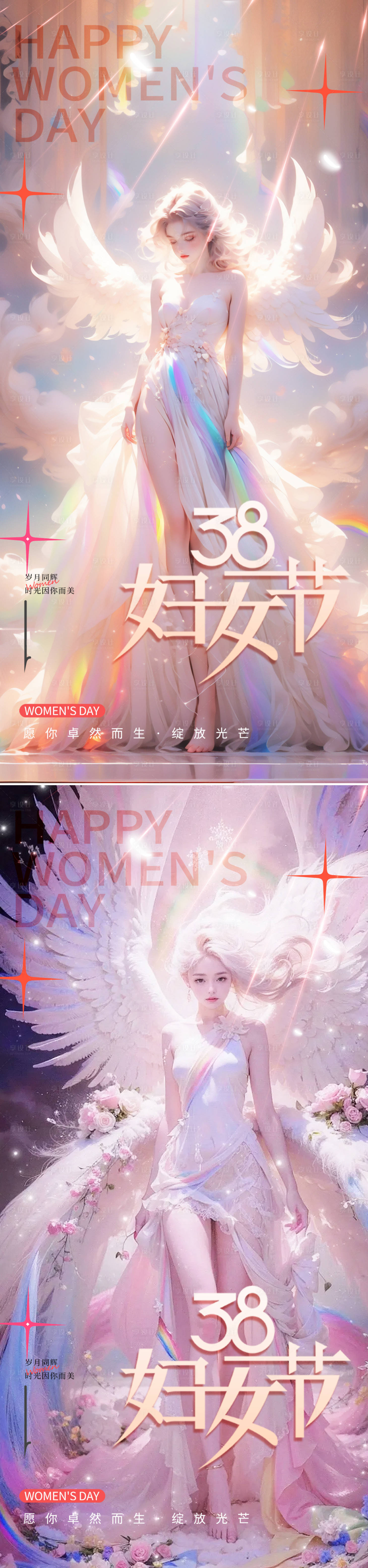 源文件下载【享设计】搜索编号：99480022252662970【妇女节海报】