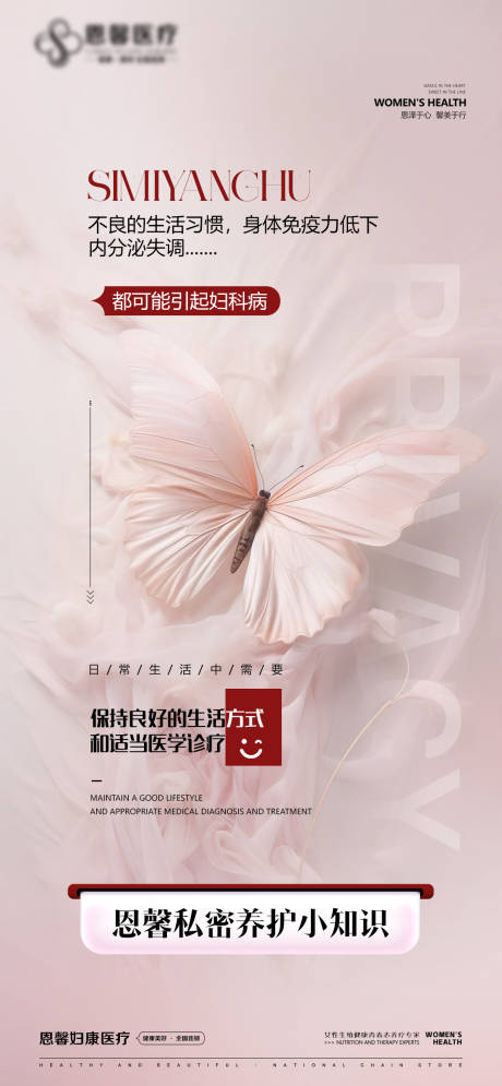 源文件下载【享设计】搜索编号：46250023579487335【私密科普蝴蝶海报】