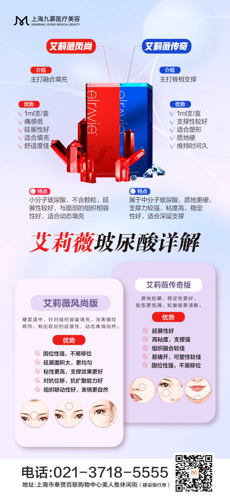 源文件下载【享设计】搜索编号：41640023186159541【艾莉薇玻尿酸详解海报】