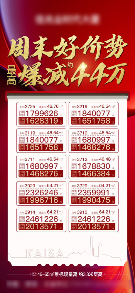 源文件下载【地产特价房活动海报】编号：92580023057113580