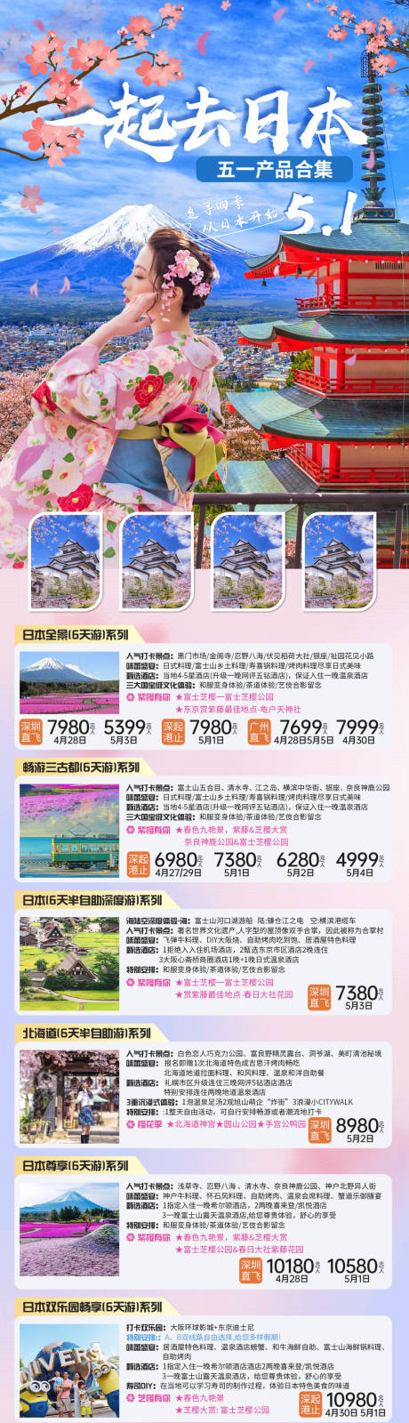 源文件下载【日本旅游团攻略长图】编号：81190023028591253