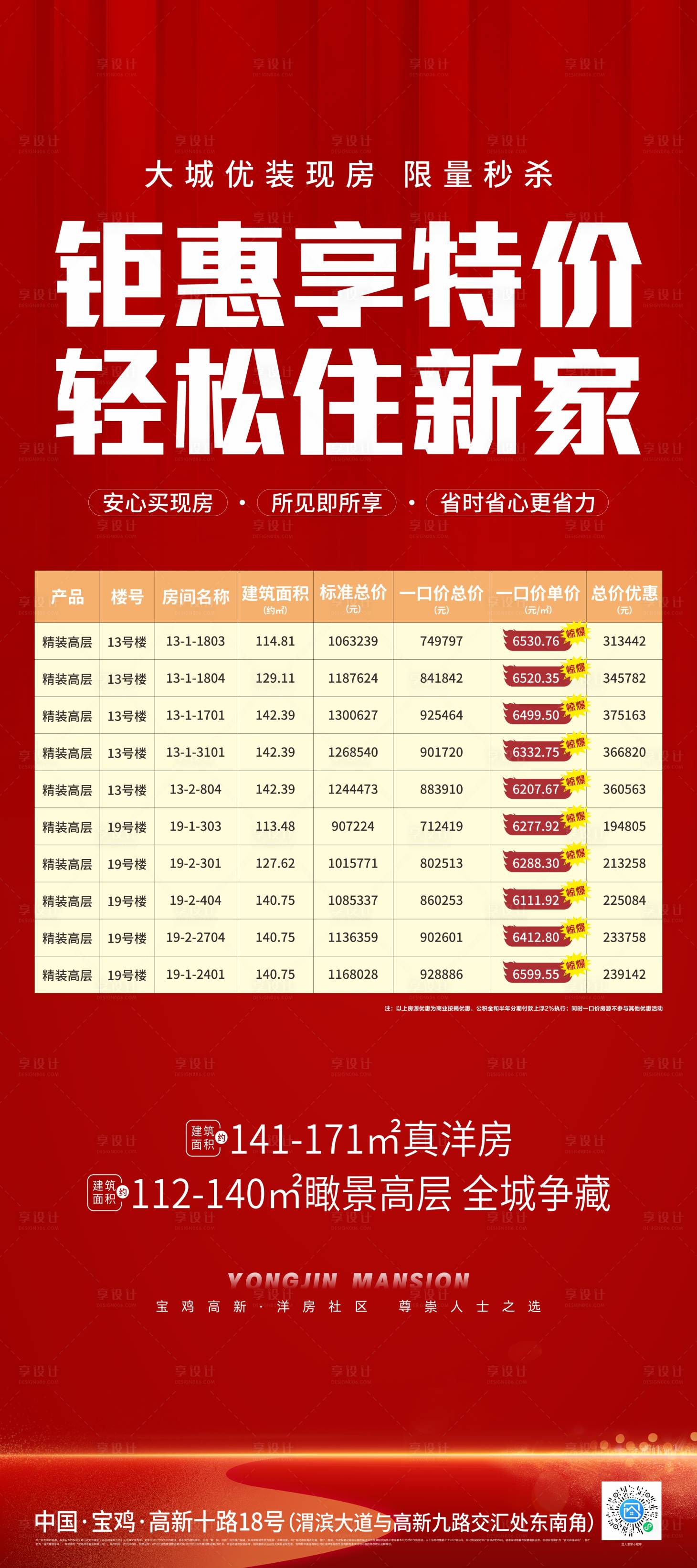源文件下載【享設(shè)計(jì)】搜索編號(hào)：98910023525726550【地產(chǎn)特價(jià)房海報(bào)】