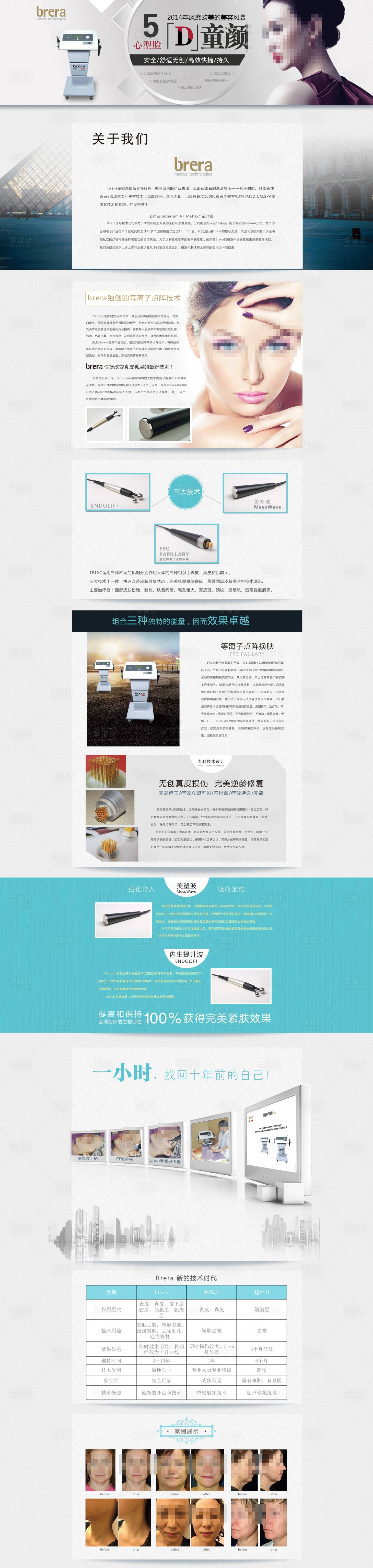 源文件下载【享设计】搜索编号：88570023138193818【医美抗皱仪器专题网页设计】