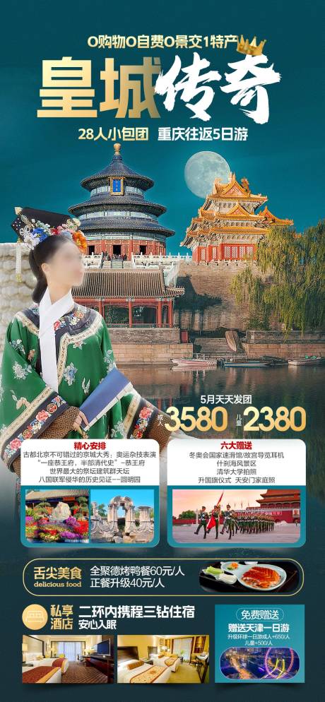 编号：15500023585034952【享设计】源文件下载-北京旅游海报