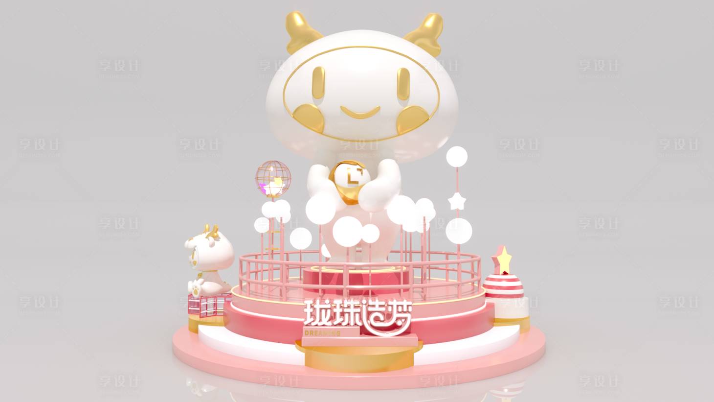 源文件下載【享設(shè)計(jì)】搜索編號：27940023201774518【商場IP美陳】
