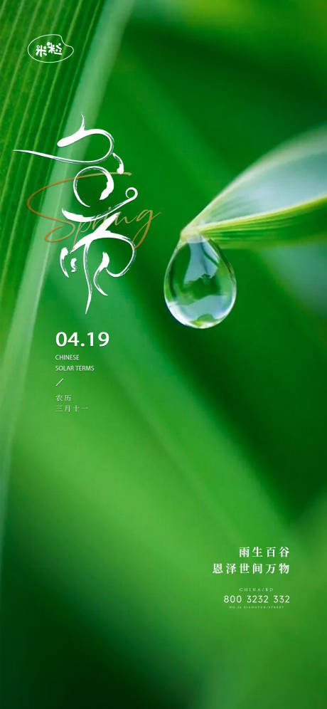 源文件下载【谷雨海报设计】编号：52330023257147389