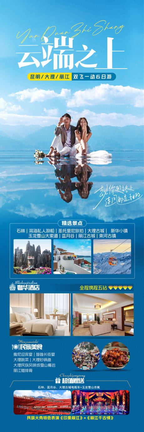 昆明云南旅游海报