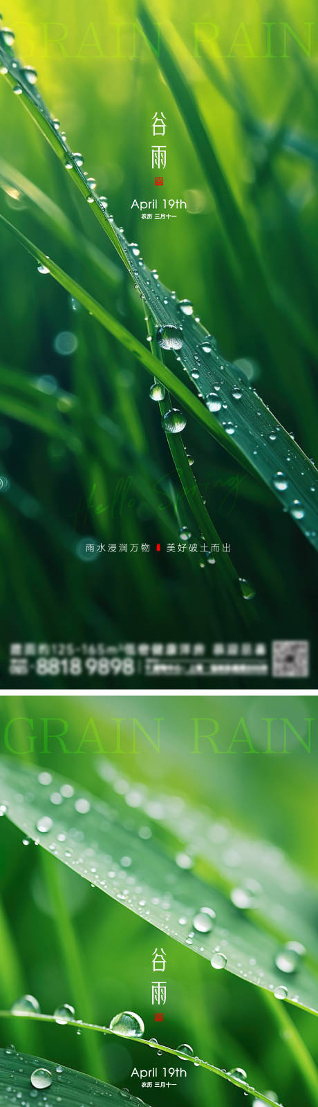 编号：38360023119839216【享设计】源文件下载-谷雨节气海报