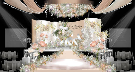 编号：81020022963197840【享设计】源文件下载-婚礼森系新中式唯美婚礼布置 