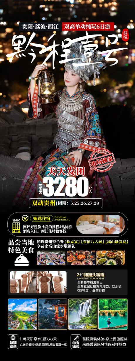 源文件下载【享设计】搜索编号：57310023246065039【贵州旅游长图】