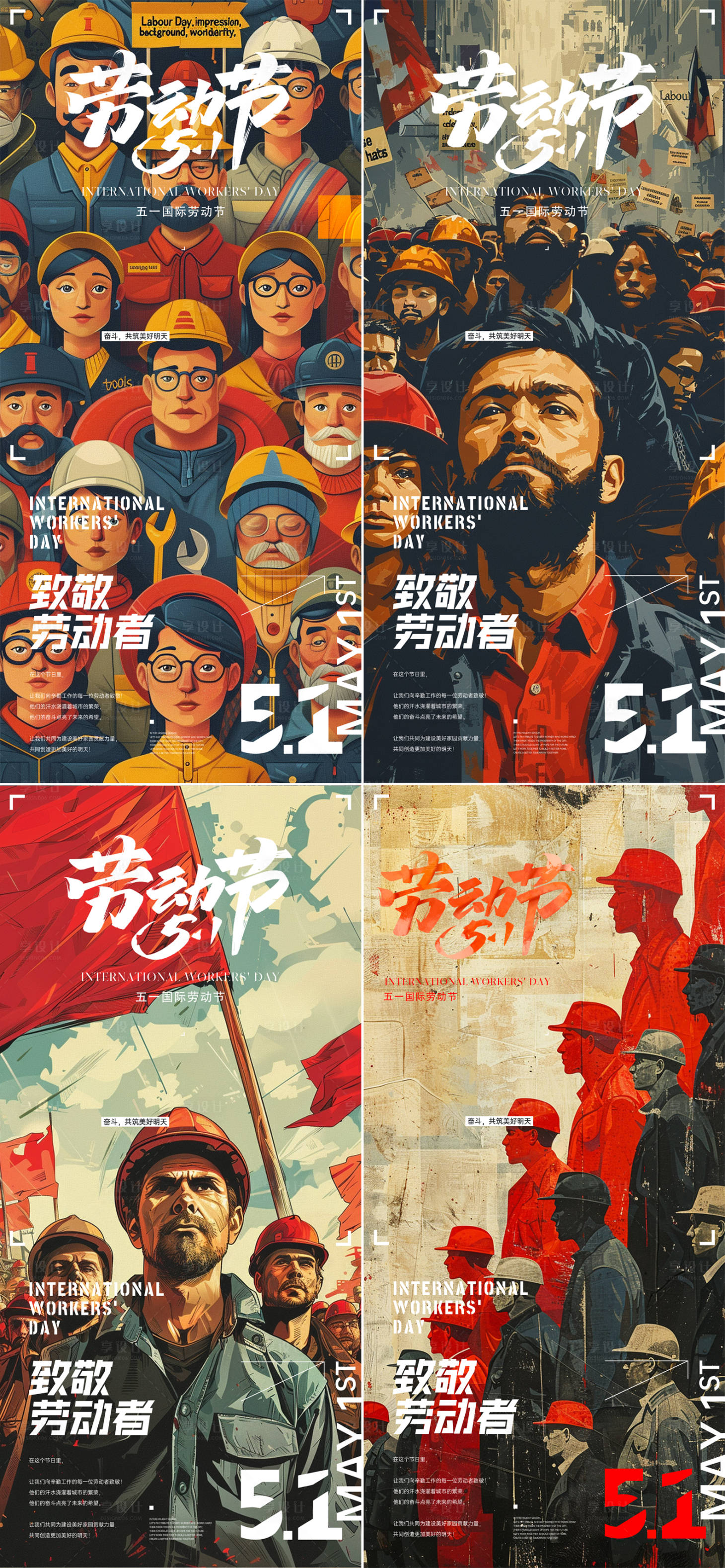 源文件下載【享設(shè)計】搜索編號：50810023317244601【五一勞動節(jié)海報】