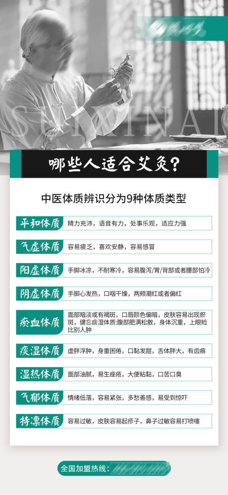 源文件下载【中医艾灸科普海报】编号：77050023609557614