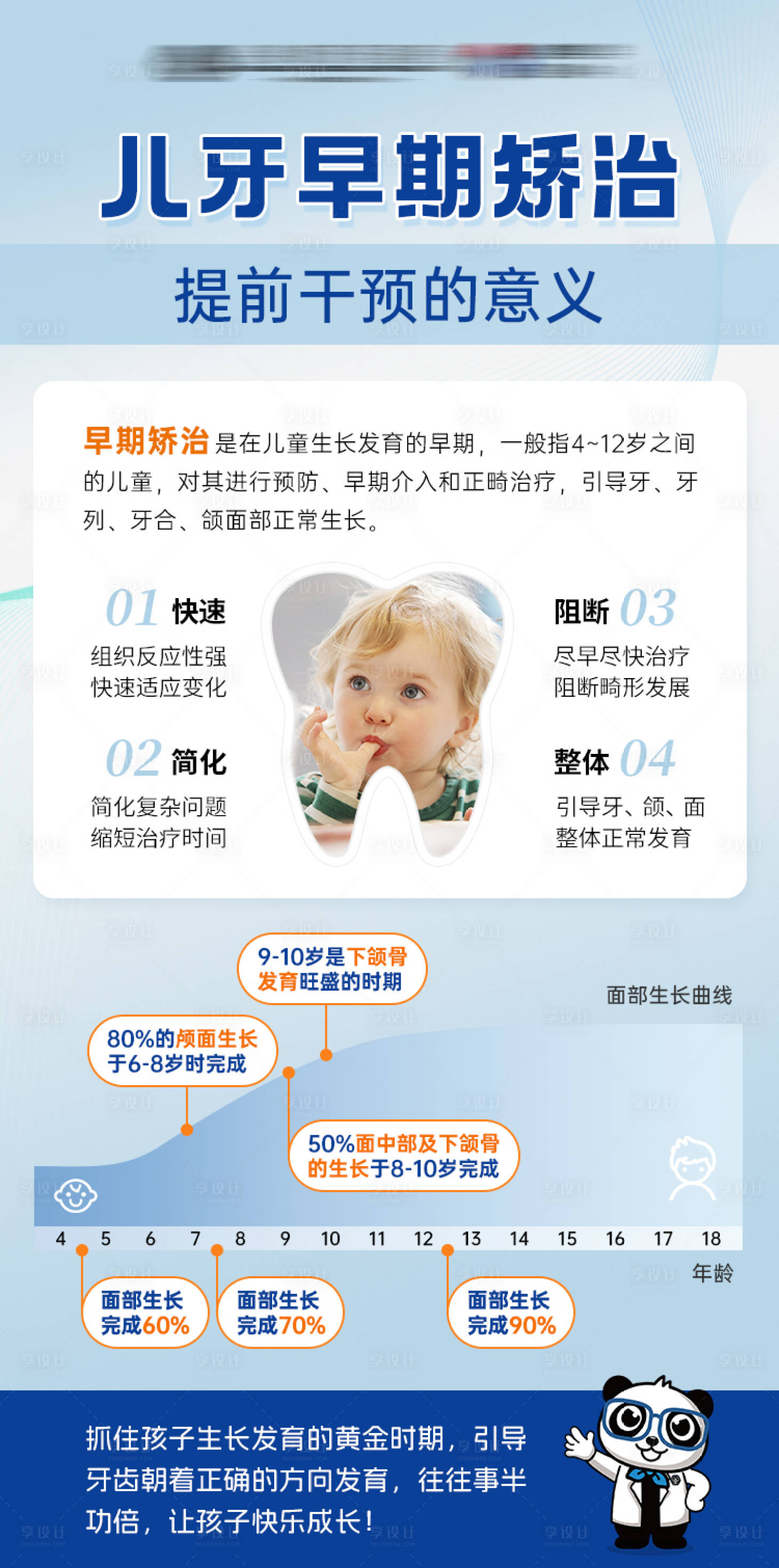 源文件下載【享設計】搜索編號：96960023144776043【兒童早期干預矯正海報】