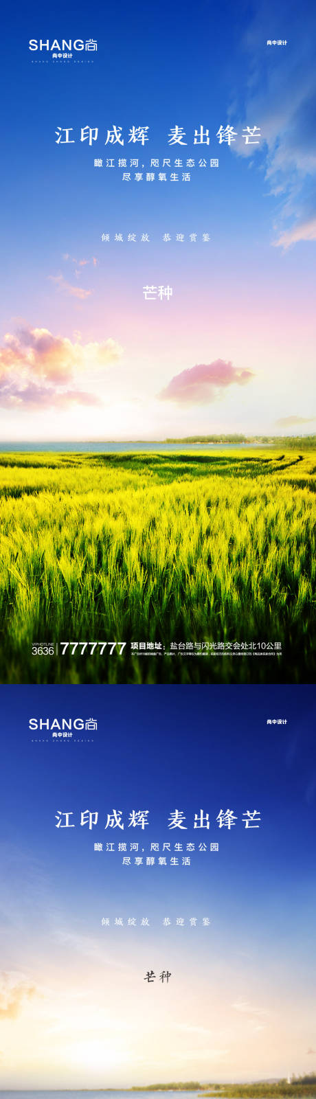 源文件下载【地产高端大气芒种二十四节气微信海报】编号：79320023068077232