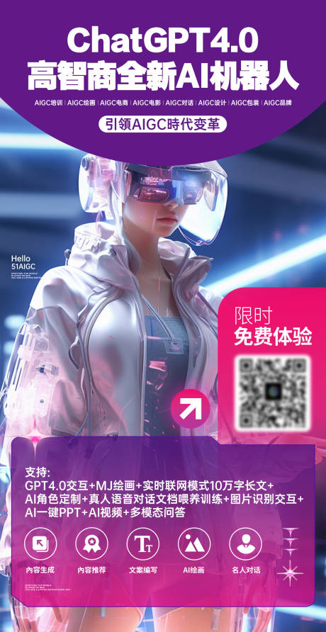 源文件下载【高智商人工智能助手海报】编号：92540023514323444
