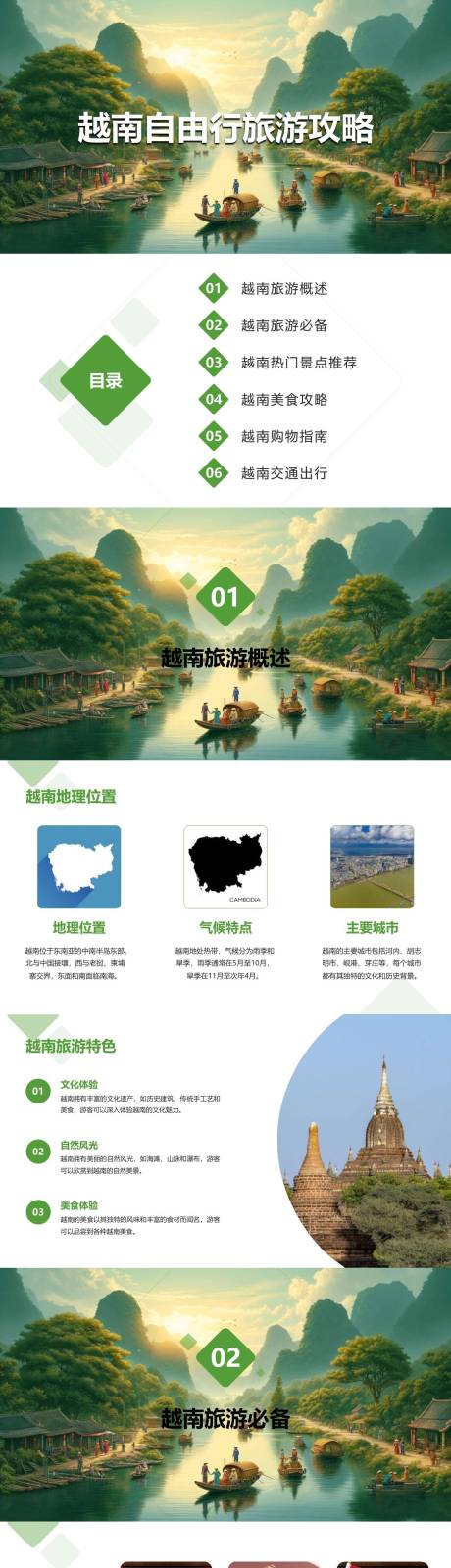 源文件下载【越南自由行旅游攻略PPT】编号：57630023049333331
