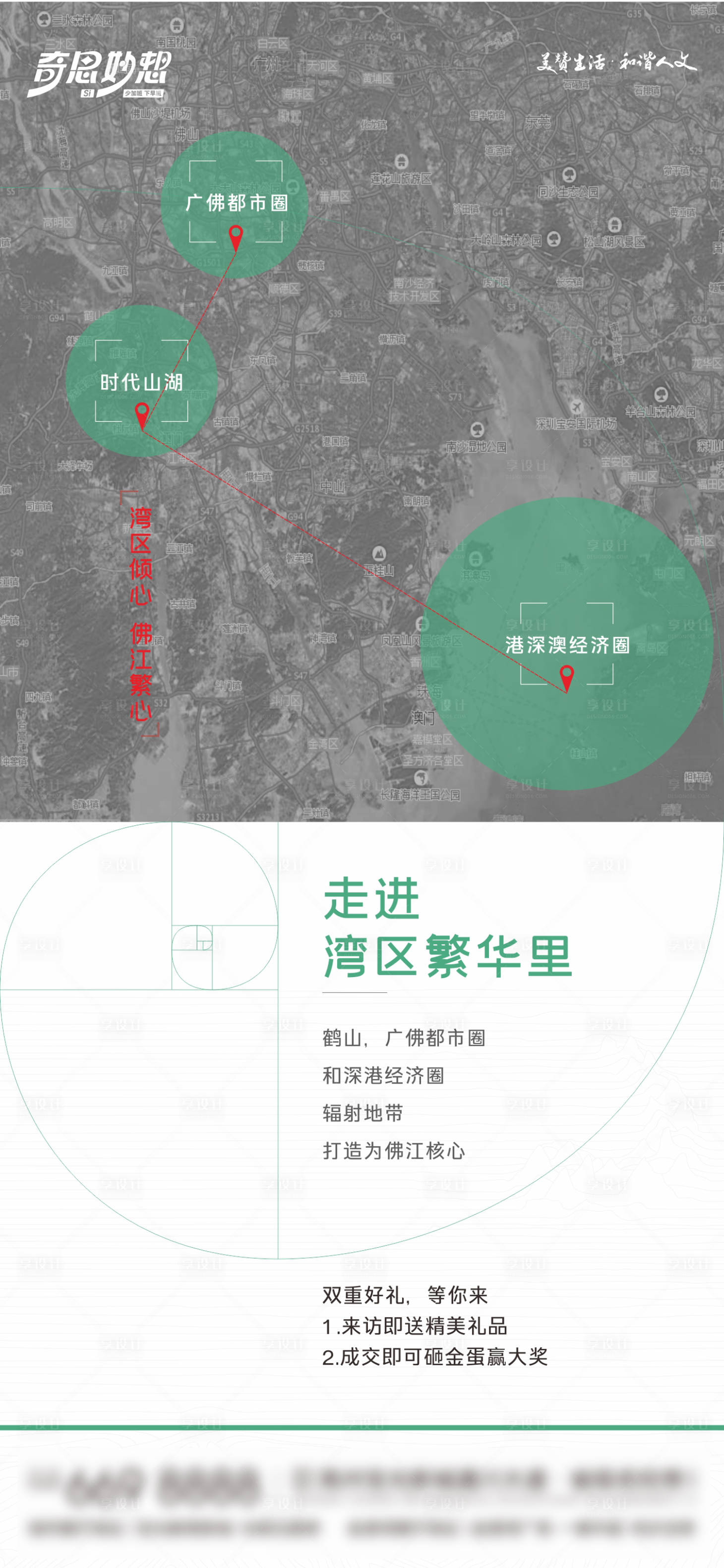 源文件下载【享设计】搜索编号：71900023385605029【区域价值点海报】