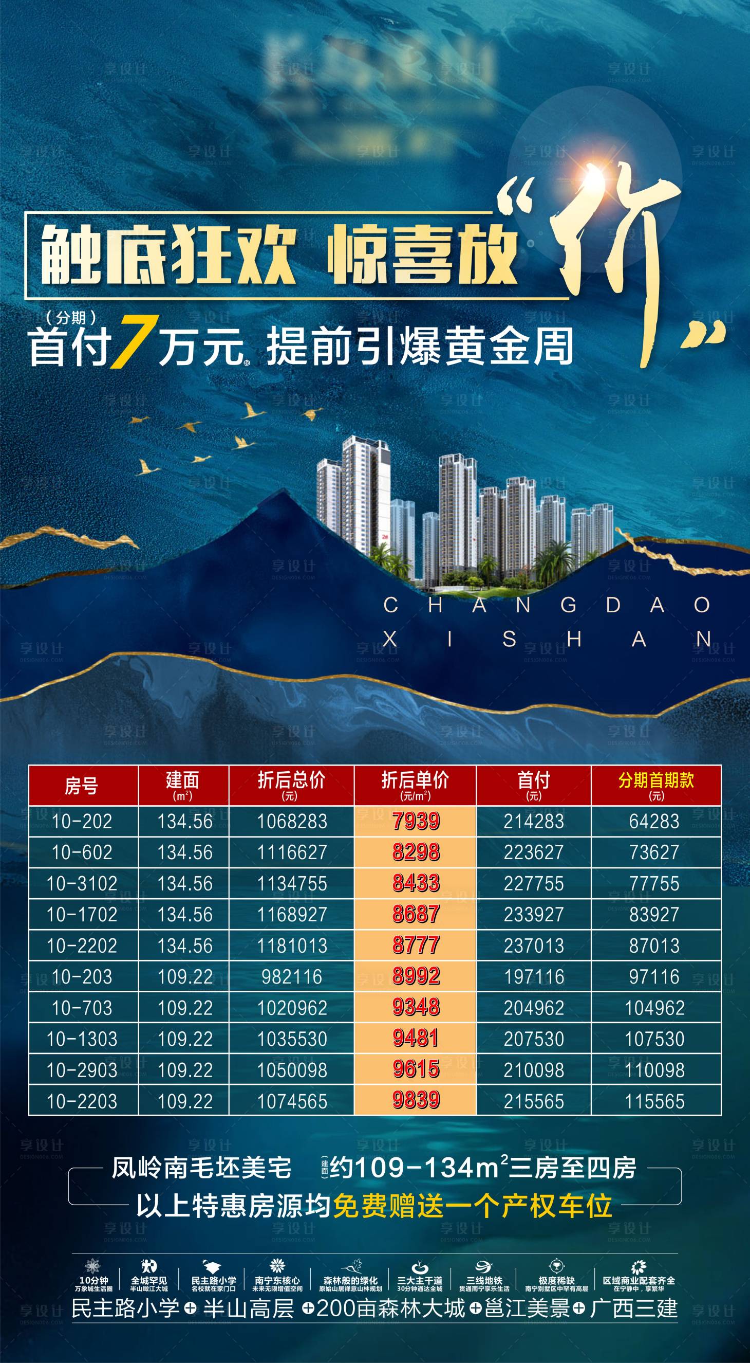 源文件下载【享设计】搜索编号：62660023174021901【地产特价房海报】